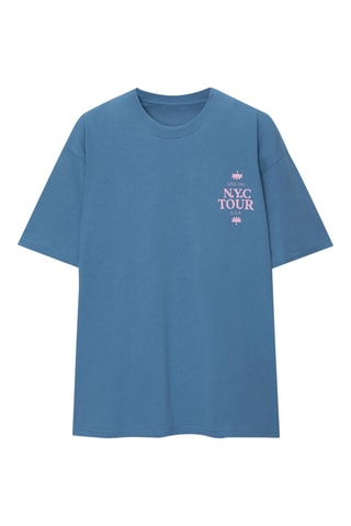 T-shirt NYC Tour - Bleu clair