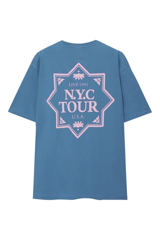 T-shirt NYC Tour - Bleu clair