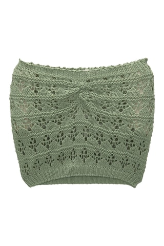 Top bustier - Vert olive