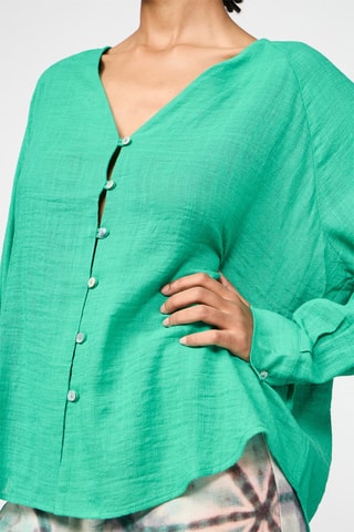 Chemisier oversize - Vert