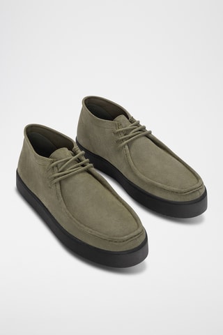 Derbys en nubuck - vert