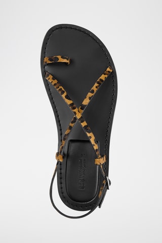 Sandales en cuir - Noir
