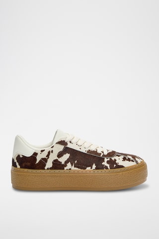 Baskets en cuir - Marron