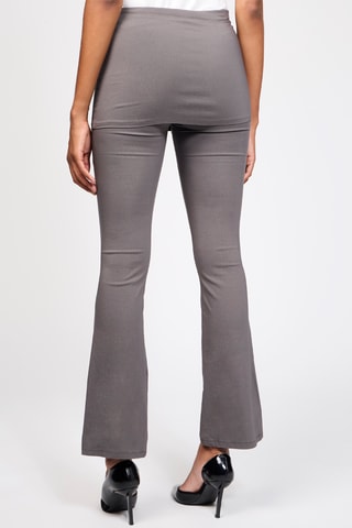 Pantalon trompe-l'œil - Gris