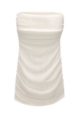 Robe bustier - Blanc cassé