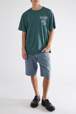 T-shirt Popeye - Bleu pétrole