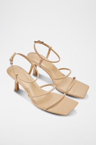 Sandales à talons Nude