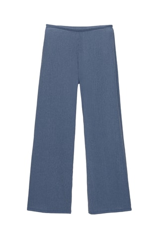 Pantalon flare - Bleu