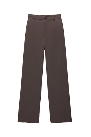 Pantalon droit - Marron