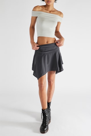 Crop top - Gris clair