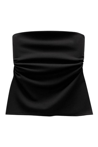 Top bustier - Noir