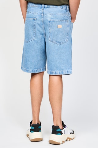 Bermuda en jean - Bleu marine