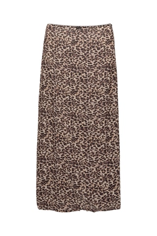 Jupe midi - Marron