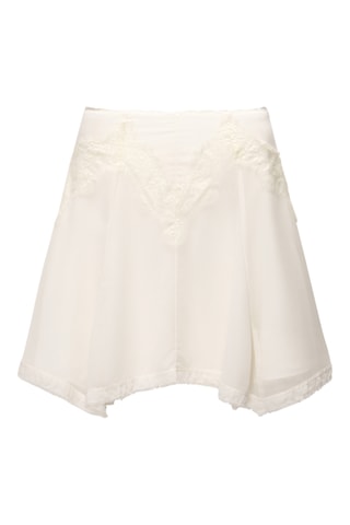 Jupe midi - Blanc