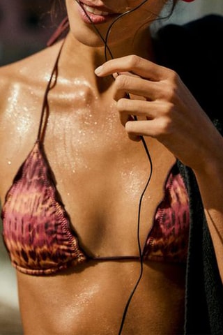 Bas de maillot tie and dye - Orange