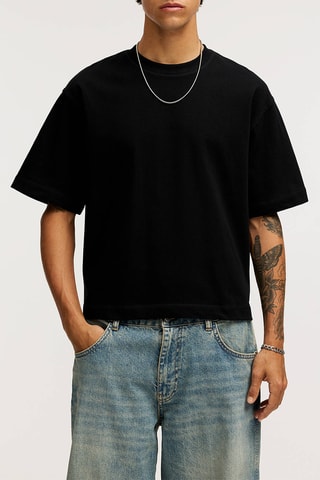 T-shirt cropped - Noir