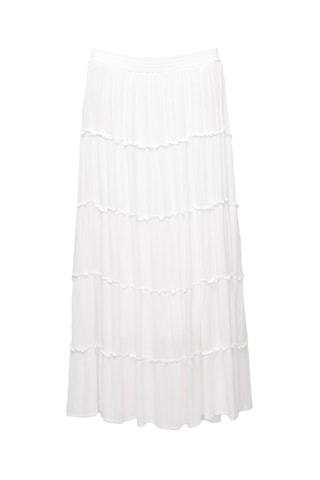 Jupe midi - Blanc