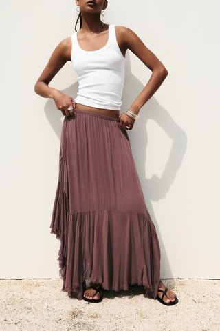 Jupe longue - Marron