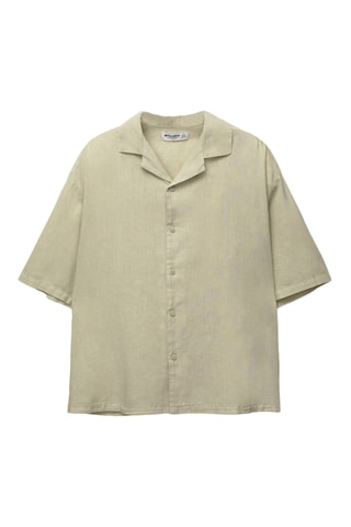Chemise en lin - Kaki