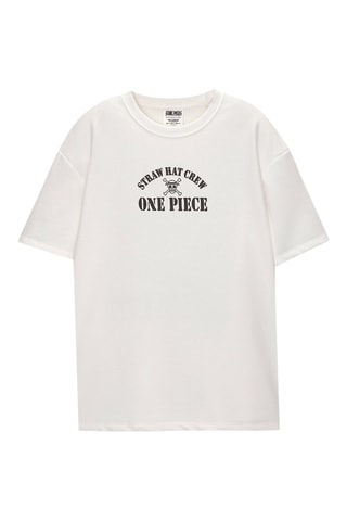 T-shirt Monkey D. Luffy One Piece - Ecru