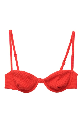 Voorgevormde bikinitop- Rood