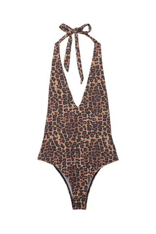 Maillot 1 pièce - Marron