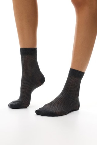 Chaussettes - Gris foncé