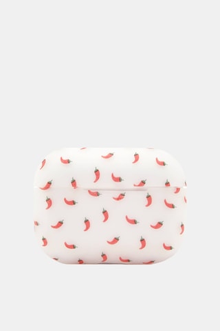Etui pour écouteurs sans fils AirPods - Rouge et blanc