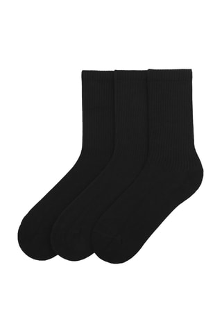 3 paires de chaussettes - Noir