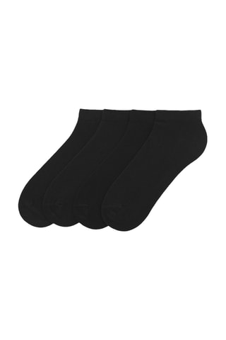 4 paires de socquettes - Noir
