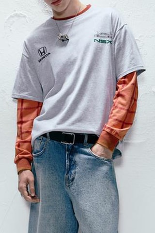 T-shirt Honda - Gris