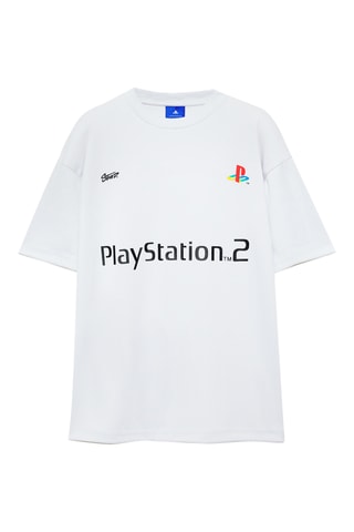 T-shirt Playstation 2 - Gris