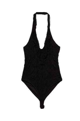 Body en dentelle - Noir