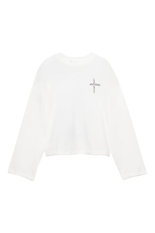 T-shirt Lady Gaga Mayhem - Blanc