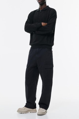Pantalon cargo - Noir