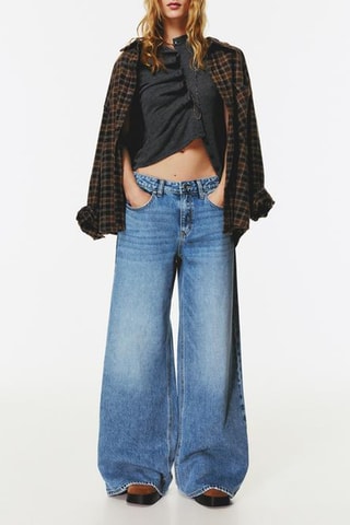 Jean wide legs - Bleu cobalt