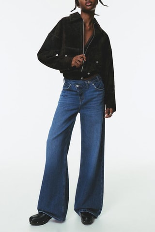 Jean wide legs - Bleu cobalt