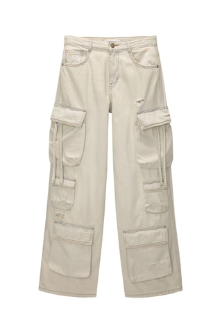 Pantalon cargo - Ciel