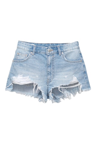 Short en jean - Ciel