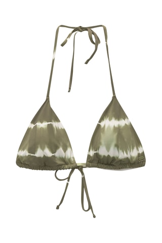 Haut de maillot tie and dye - Kaki