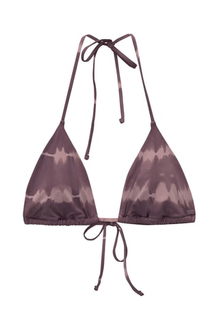 Haut de maillot tie and dye - Rose