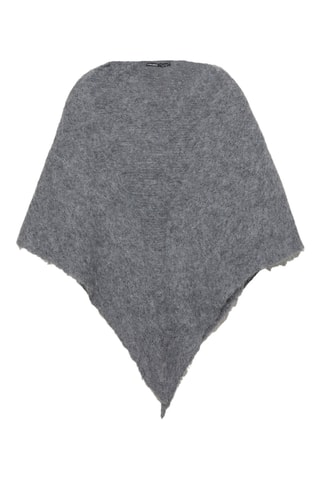Poncho - Gris foncé chiné