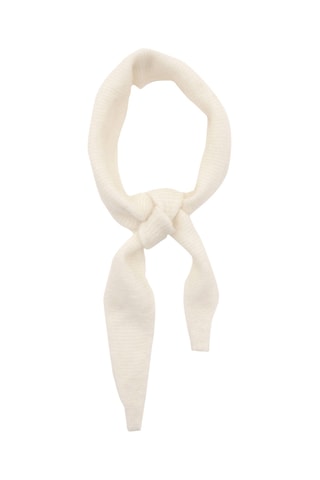 Foulard en laine et alpaga - Ecru