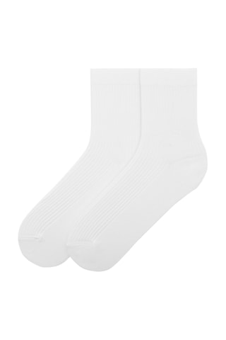 2 paires de chaussettes - Blanc