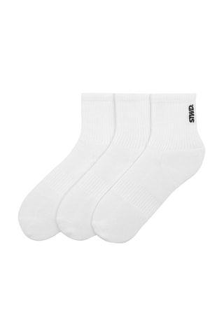 3 paires de chaussettes - Blanc