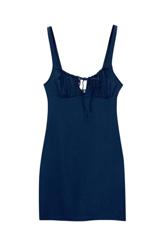 Robe droite - Bleu marine