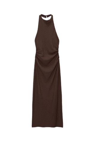 Robe midi - Marron