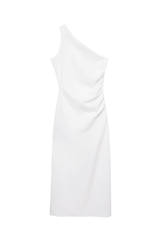 Robe asymétrique - Blanc