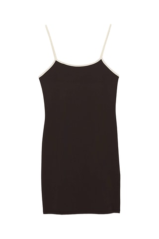 Robe droite - Marron foncé