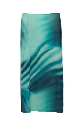 Jupe midi - Turquoise